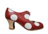 Polka Dots Flamenco Shoes from Begoña Cervera. Model: Lunares Cordonera