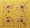 Handmade Manila Embroidered Shawl. Natural Silk. Ref. 1010620OROCOL