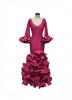 Size 48. Economic Bougainvillea Plain Color Flamenca Dress