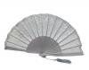 Silver Lace Fan for Ceremony. Ref. 14141