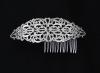 Rhodium Bridal Hair Comb with Swarovski Crystals ref.n13011