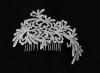Rhodium Bridal Hair Comb with Swarovski Crystals ref. 62615