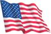 USA flag sticker