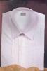 White Shirt for Man With Double Embroidered Strip.Mod.M60