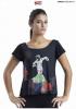 T-shirt d'entraînement pour la Danse Flamenco. Ref. 2462SUUNI-FL17
