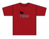 T-shirt Taureau Logo Espagne. Rouge