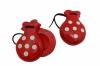 Souvenir Red with White Polka Dots Castanets