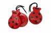 Souvenir Red with Black Polka Dots Castanets