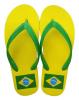 ビーチサンダル　ブラジル国旗柄