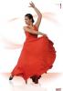 Faldas para Baile Flamenco Happy Dance Ref.147PS15. Naranja