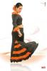 Faldas para Baile Flamenco Happy Dance Ref.EF122PS37PS15. Verde Alpino y Naranja