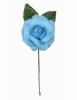 Fleur de flamenco bleue pour fillette. 7cm