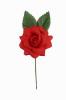 Red Flamenca Flower For Little Girl. 7cm.