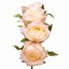 Tocado Diadema de Capullos de Rosas en Color Crema. Ref. 75T18. 30cm X 8cm