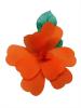 Fleur flamenco pour cheveux. Artesana Orange. 17 cm