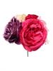Bouquet Assorti de Fleurs Flamenca aux Tons Fuchsia