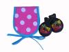 Pink And White Polka Dots Case for Castanets