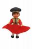 Bullfighter with Red Cape and Cap. 25 cm