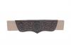 Beige Stretchable Campero Belt For Women With Backstitched and Openwork Leather