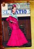 Flamenca Dress For Girl. Model. Melocotón Fucsia